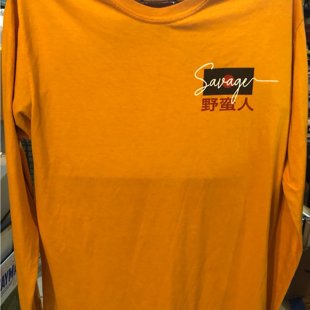 Savage Bold Orange Long Sleeve Tee